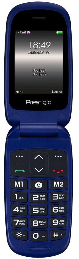 Купить Мобильный телефон Prestigio PFP1242 Grace B1 Blue - цена в ...