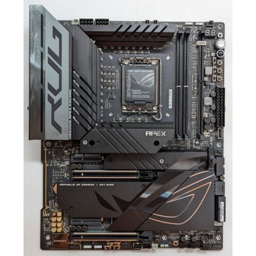 Купить Материнская плата Asus ROG MAXIMUS Z790 APEX ENCORE (s1700, Intel Z790) (Восстановлено продавцом, 716731) с проверкой совместимости: обзор, характеристики, цена в Киеве, Днепре, Одессе, Харькове, Украине | интернет-магазин TELEMART.UA фото