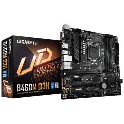 Материнська плата Gigabyte B460M D3H (s1200, Intel B460) (Відновлено продавцем, 717178)