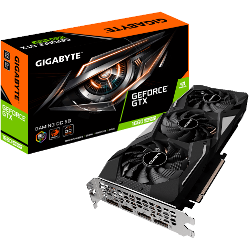 Купить Видеокарта Gigabyte GeForce GTX 1660 SUPER Gaming OC 6144MB (GV-N166SGAMING OC-6GD) (Восстановлено продавцом, 717205) с проверкой совместимости: обзор, характеристики, цена в Киеве, Днепре, Одессе, Харькове, Украине | интернет-магазин TELEMART.UA фото