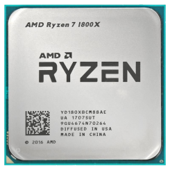 Процесор AMD Ryzen 7 1800X 3.6(4.0)GHz 16MB sAM4 Tray (YD180XBCM88AE) (Відновлено продавцем, 717222)