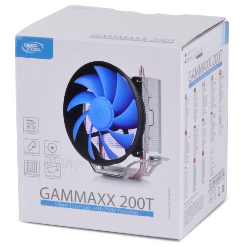 Купить Кулер Deepcool GAMMAXX 200T (Восстановлено продавцом, 717389) с проверкой совместимости: обзор, характеристики, цена в Киеве, Днепре, Одессе, Харькове, Украине | интернет-магазин TELEMART.UA фото