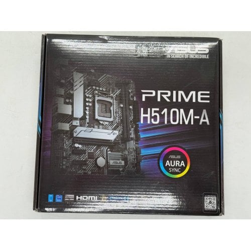 Купить Материнская плата Asus PRIME H510M-A (s1200, Intel H510) (Восстановлено продавцом, 717397) с проверкой совместимости: обзор, характеристики, цена в Киеве, Днепре, Одессе, Харькове, Украине | интернет-магазин TELEMART.UA фото