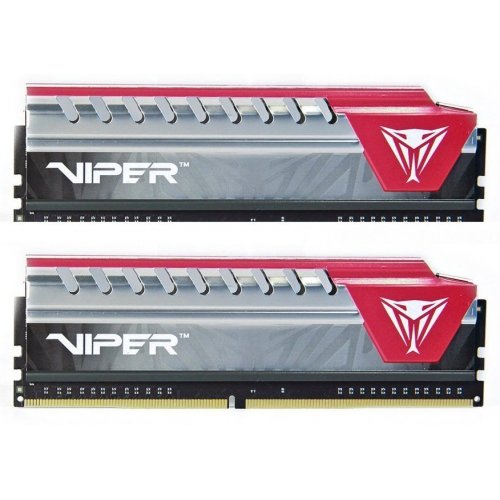 Фото ОЗП Patriot DDR4 16GB (2x8GB) 2800Mhz Viper Elite Red (PVE416G280C6KRD)