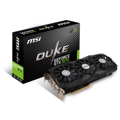 Видеокарта MSI GeForce GTX 1070 DUKE 8192MB (GTX 1070 DUKE 8G) (Восстановлено продавцом, 717408)