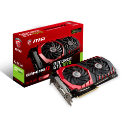 Видеокарта MSI GeForce GTX 1070 Gaming X 8192MB (GTX 1070 GAMING X 8G) (Восстановлено продавцом, 717411)