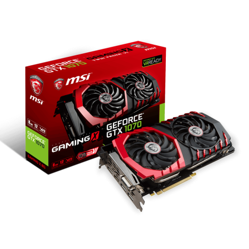 Купить Видеокарта MSI GeForce GTX 1070 Gaming X 8192MB (GTX 1070 GAMING X 8G) (Восстановлено продавцом, 717411) с проверкой совместимости: обзор, характеристики, цена в Киеве, Днепре, Одессе, Харькове, Украине | интернет-магазин TELEMART.UA фото