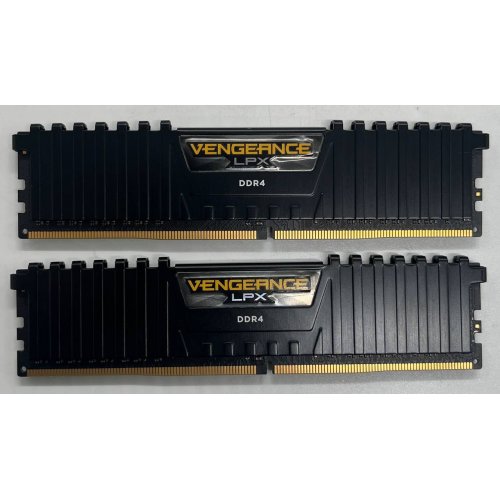 Купить Озу Corsair DDR4 16GB (2x8GB) 3600Mhz Vengeance LPX (CMK16GX4M2D3600C18) (Восстановлено продавцом, 717412) с проверкой совместимости: обзор, характеристики, цена в Киеве, Днепре, Одессе, Харькове, Украине | интернет-магазин TELEMART.UA фото