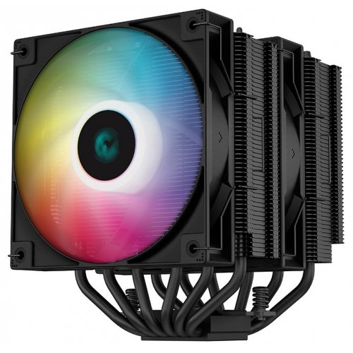 Кулер Deepcool AG620 ARGB (R-AG620-BKANMN-G-2) Black (Відновлено продавцем, 717467) купити з перевіркою сумісності: огляд, характеристики, ціна у Києві, Львові, Вінниці, Хмельницькому, Івано-Франківську, Україні | інтернет-магазин TELEMART.UA фото