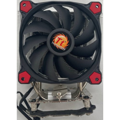 Купить Кулер Thermaltake Riing Silent 12 Pro (CL-P021-CA12RE-A) Red (Восстановлено продавцом, 717688) с проверкой совместимости: обзор, характеристики, цена в Киеве, Днепре, Одессе, Харькове, Украине | интернет-магазин TELEMART.UA фото