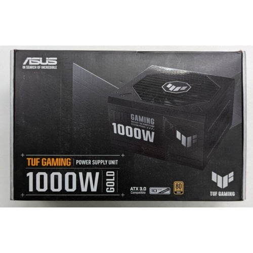 Блок живлення Asus TUF Gaming PCIE5 1000W (90YE00S1-B0NA00) (Відновлено продавцем, 717695) купити з перевіркою сумісності: огляд, характеристики, ціна у Києві, Львові, Вінниці, Хмельницькому, Івано-Франківську, Україні | інтернет-магазин TELEMART.UA фото