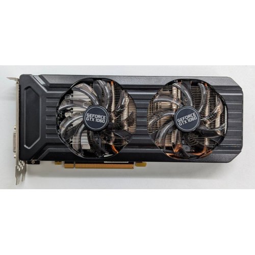 Купить Видеокарта Palit GeForce GTX 1060 Dual 6144MB (NE51060015J9-1061D) (Восстановлено продавцом, 717739) с проверкой совместимости: обзор, характеристики, цена в Киеве, Днепре, Одессе, Харькове, Украине | интернет-магазин TELEMART.UA фото