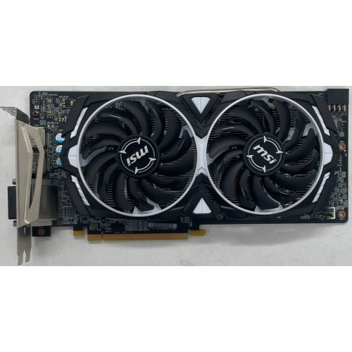 Купить Видеокарта MSI Radeon RX 580 ARMOR OC 8192MB (RX 580 ARMOR 8G OC) (Восстановлено продавцом, 717864) с проверкой совместимости: обзор, характеристики, цена в Киеве, Днепре, Одессе, Харькове, Украине | интернет-магазин TELEMART.UA фото