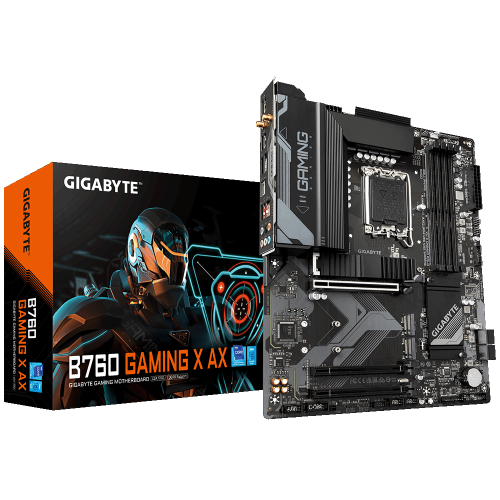 Купить Материнская плата Gigabyte B760 GAMING X AX (s1700, Intel B760) (Восстановлено продавцом, 717903) с проверкой совместимости: обзор, характеристики, цена в Киеве, Днепре, Одессе, Харькове, Украине | интернет-магазин TELEMART.UA фото