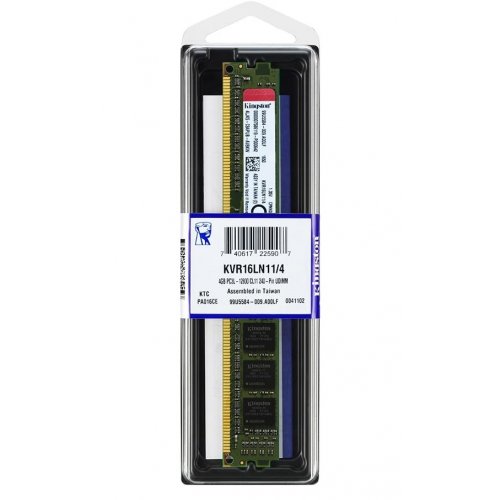 Продать ОЗУ Kingston DDR3 4GB 1600Mhz (KVR16N11S8H/4) по Trade-In интернет-магазине Телемарт - Киев, Днепр, Украина фото