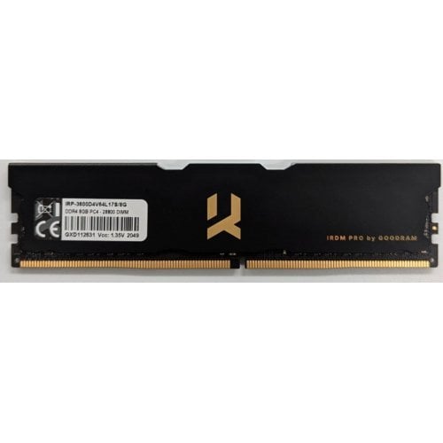 Купить Озу GoodRAM DDR4 8GB 3600Mhz Iridium Pro (IRP-3600D4V64L17S/8G) (Восстановлено продавцом, 718182) с проверкой совместимости: обзор, характеристики, цена в Киеве, Днепре, Одессе, Харькове, Украине | интернет-магазин TELEMART.UA фото