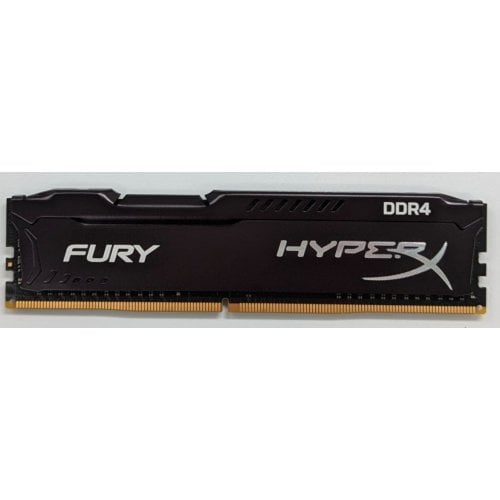 Купить Озу HyperX DDR4 8GB 2666Mhz Fury Black (HX426C16FB2/8) (Восстановлено продавцом, 718189) с проверкой совместимости: обзор, характеристики, цена в Киеве, Днепре, Одессе, Харькове, Украине | интернет-магазин TELEMART.UA фото