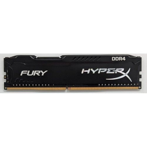 Купить Озу HyperX DDR4 8GB 2666Mhz Fury Black (HX426C16FB2/8) (Восстановлено продавцом, 718191) с проверкой совместимости: обзор, характеристики, цена в Киеве, Днепре, Одессе, Харькове, Украине | интернет-магазин TELEMART.UA фото