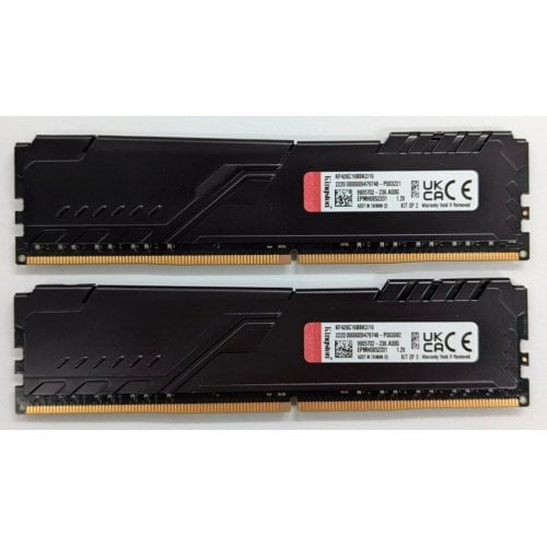 Купить Озу Kingston DDR4 16GB (2x8GB) 2666Mhz FURY Beast Black (KF426C16BBK2/16) (Восстановлено продавцом, 718194) с проверкой совместимости: обзор, характеристики, цена в Киеве, Днепре, Одессе, Харькове, Украине | интернет-магазин TELEMART.UA фото