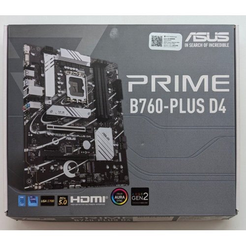 Купить Материнская плата Asus PRIME B760-PLUS D4 (s1700, Intel B760) (Восстановлено продавцом, 718387) с проверкой совместимости: обзор, характеристики, цена в Киеве, Днепре, Одессе, Харькове, Украине | интернет-магазин TELEMART.UA фото