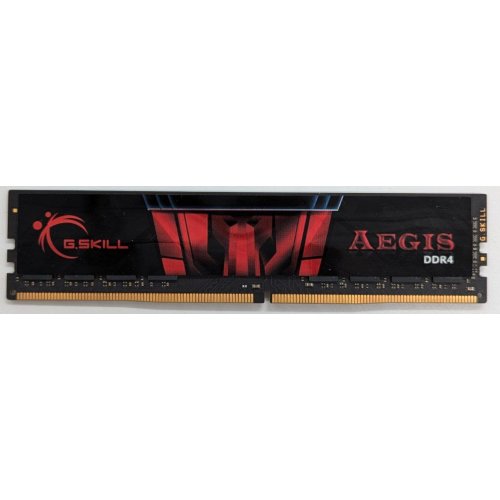 Озп G.Skill DDR4 16GB 3000Mhz Aegis (F4-3000C16S-16GISB) Black (Відновлено продавцем, 718426) купити з перевіркою сумісності: огляд, характеристики, ціна у Києві, Львові, Вінниці, Хмельницькому, Івано-Франківську, Україні | інтернет-магазин TELEMART.UA фото