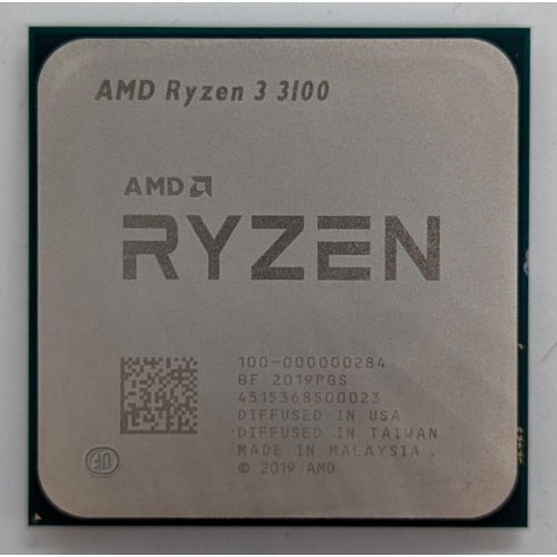 Процесор AMD Ryzen 3 3100 3.6(3.9)GHz 16MB sAM4 Tray (100-000000284) (Відновлено продавцем, 718489) купити з перевіркою сумісності: огляд, характеристики, ціна у Києві, Львові, Вінниці, Хмельницькому, Івано-Франківську, Україні | інтернет-магазин TELEMART.UA фото