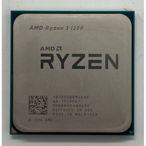 Процесор AMD Ryzen 3 1200 3.2(3.4)GHz sAM4 Tray (YD1200BBM4KAF) (Відновлено продавцем, 718795) купити з перевіркою сумісності: огляд, характеристики, ціна у Києві, Львові, Вінниці, Хмельницькому, Івано-Франківську, Україні | інтернет-магазин TELEMART.UA фото