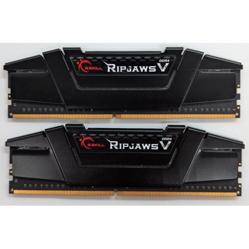 Купить Озу G.Skill DDR4 16GB (2x8GB) 4000Mhz Ripjaws V Black (F4-4000C18D-16GVK) (Восстановлено продавцом, 718847) с проверкой совместимости: обзор, характеристики, цена в Киеве, Днепре, Одессе, Харькове, Украине | интернет-магазин TELEMART.UA фото