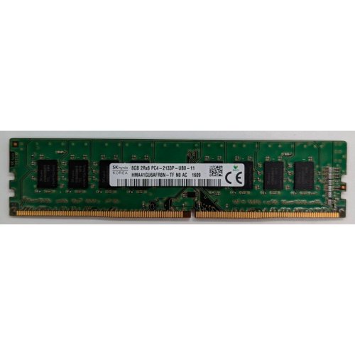 Озп Hynix DDR4 8GB 2133Mhz (HMA41GU6AFR8N-TF) (Відновлено продавцем, 718907) купити з перевіркою сумісності: огляд, характеристики, ціна у Києві, Львові, Вінниці, Хмельницькому, Івано-Франківську, Україні | інтернет-магазин TELEMART.UA фото