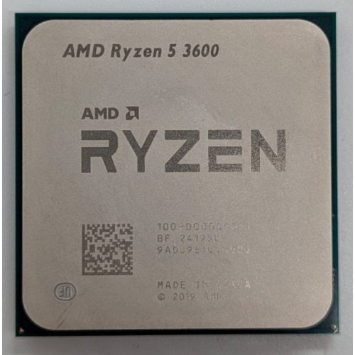 Процесор AMD Ryzen 5 3600 3.6(4.2)GHz 32MB sAM4 Tray (100-000000031) (Відновлено продавцем, 718924) купити з перевіркою сумісності: огляд, характеристики, ціна у Києві, Львові, Вінниці, Хмельницькому, Івано-Франківську, Україні | інтернет-магазин TELEMART.UA фото