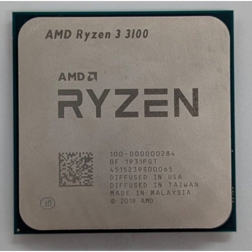 Процесор AMD Ryzen 3 3100 3.6(3.9)GHz 16MB sAM4 Tray (100-000000284) (Відновлено продавцем, 718925) купити з перевіркою сумісності: огляд, характеристики, ціна у Києві, Львові, Вінниці, Хмельницькому, Івано-Франківську, Україні | інтернет-магазин TELEMART.UA фото