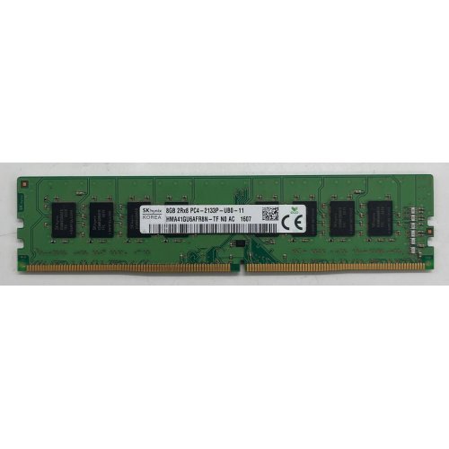 Купить Озу Hynix DDR4 8GB 2133Mhz (HMA41GU6AFR8N-TF) (Восстановлено продавцом, 718940) с проверкой совместимости: обзор, характеристики, цена в Киеве, Днепре, Одессе, Харькове, Украине | интернет-магазин TELEMART.UA фото