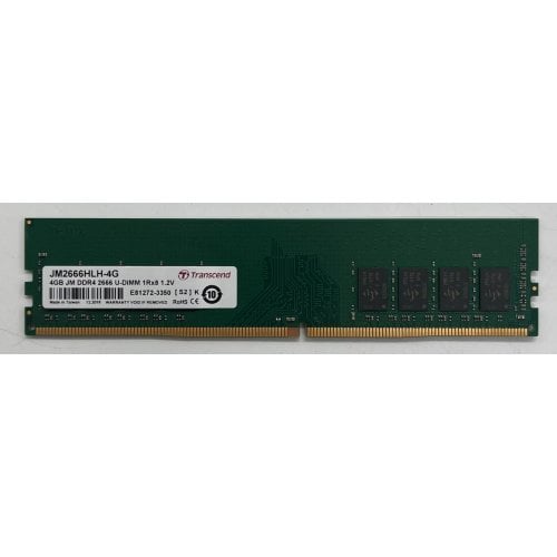 Купить Озу Transcend DDR4 4GB 2666Mhz JetRam (JM2666HLH-4G) (Восстановлено продавцом, 718945) с проверкой совместимости: обзор, характеристики, цена в Киеве, Днепре, Одессе, Харькове, Украине | интернет-магазин TELEMART.UA фото