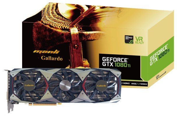 Продать Видеокарта Manli Geforce GTX 1080 TI Gallardo LED 11264MB