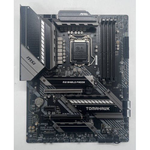 Купить Материнская плата MSI MAG Z490 TOMAHAWK (s1200, Intel Z490) (Восстановлено продавцом, 719209) с проверкой совместимости: обзор, характеристики, цена в Киеве, Днепре, Одессе, Харькове, Украине | интернет-магазин TELEMART.UA фото