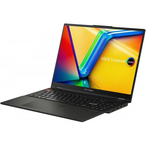 Купити Ноутбук Asus Vivobook S 16 Flip OLED TN3604YA-MY072W (90NB1041-M006N0) Midnight Black - ціна в Києві, Львові, Вінниці, Хмельницькому, Франківську, Україні | інтернет-магазин TELEMART.UA фото