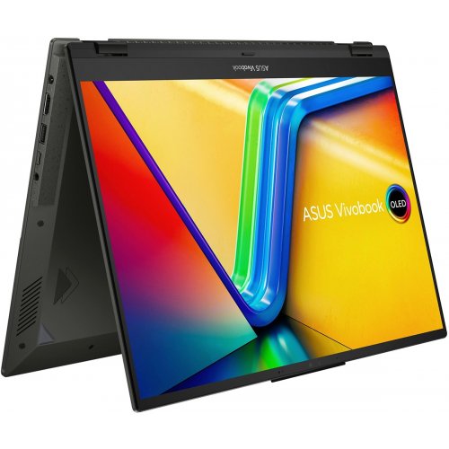 Купити Ноутбук Asus Vivobook S 16 Flip OLED TN3604YA-MY072W (90NB1041-M006N0) Midnight Black - ціна в Києві, Львові, Вінниці, Хмельницькому, Франківську, Україні | інтернет-магазин TELEMART.UA фото