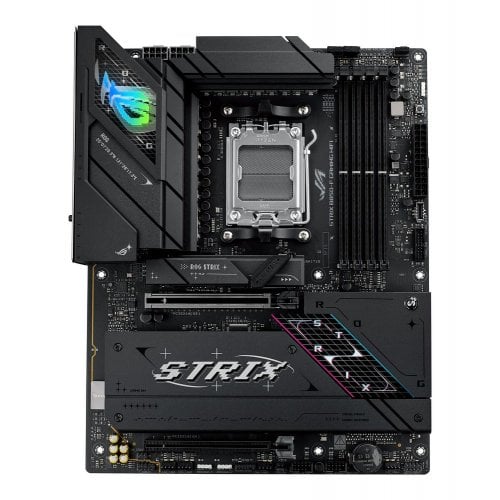 Купить Материнская плата Asus ROG STRIX B850-F GAMING WIFI (sAM5, AMD B850) с проверкой совместимости: обзор, характеристики, цена в Киеве, Днепре, Одессе, Харькове, Украине | интернет-магазин TELEMART.UA фото