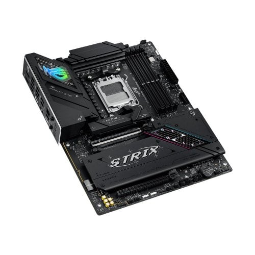 Купить Материнская плата Asus ROG STRIX B850-F GAMING WIFI (sAM5, AMD B850) с проверкой совместимости: обзор, характеристики, цена в Киеве, Днепре, Одессе, Харькове, Украине | интернет-магазин TELEMART.UA фото