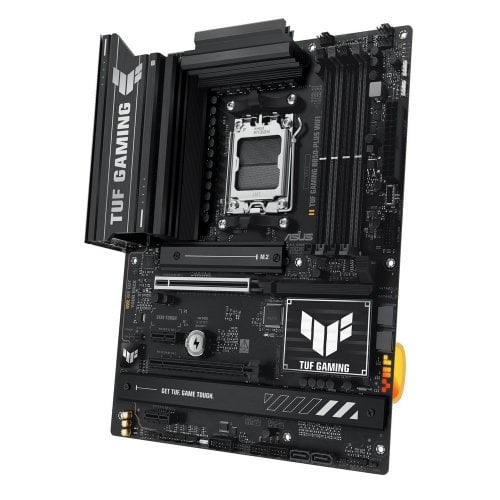 Купить Материнская плата Asus TUF GAMING B850-PLUS WIFI (sAM5, AMD B850) с проверкой совместимости: обзор, характеристики, цена в Киеве, Днепре, Одессе, Харькове, Украине | интернет-магазин TELEMART.UA фото