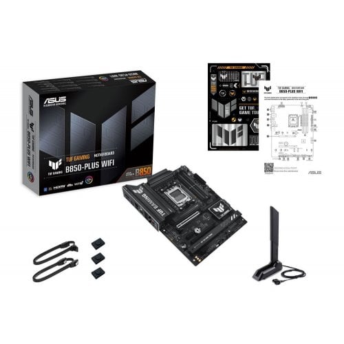 Photo Motherboard Asus TUF GAMING B850-PLUS WIFI (sAM5, AMD B850)