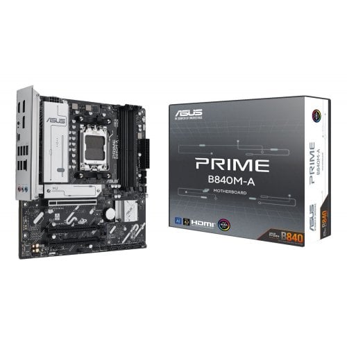 Материнська плата Asus PRIME B840M-A (sAM5, AMD B840) купити з перевіркою сумісності: огляд, характеристики, ціна у Києві, Львові, Вінниці, Хмельницькому, Івано-Франківську, Україні | інтернет-магазин TELEMART.UA фото