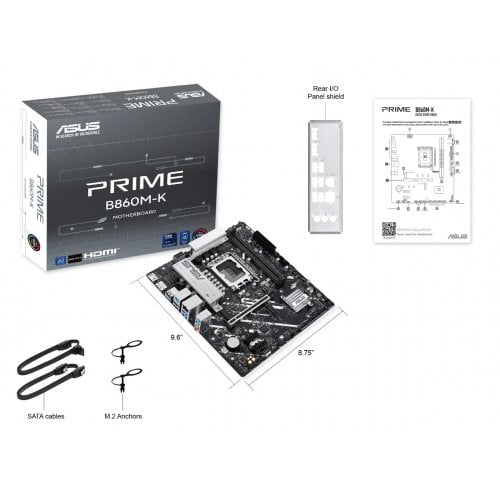 Photo Motherboard Asus PRIME B860M-K (s1851, Intel B860)