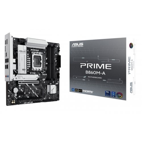 Купить Материнская плата Asus PRIME B860M-A (s1851, Intel B860) с проверкой совместимости: обзор, характеристики, цена в Киеве, Днепре, Одессе, Харькове, Украине | интернет-магазин TELEMART.UA фото