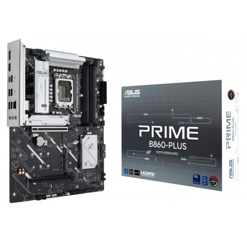 Купить Материнская плата Asus PRIME B860-PLUS (s1851, Intel B860) с проверкой совместимости: обзор, характеристики, цена в Киеве, Днепре, Одессе, Харькове, Украине | интернет-магазин TELEMART.UA фото