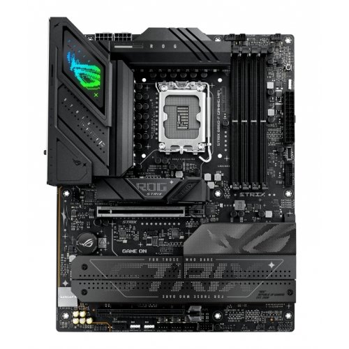 Купить Материнская плата Asus ROG STRIX B860-F GAMING WIFI (s1851, Intel B860) с проверкой совместимости: обзор, характеристики, цена в Киеве, Днепре, Одессе, Харькове, Украине | интернет-магазин TELEMART.UA фото