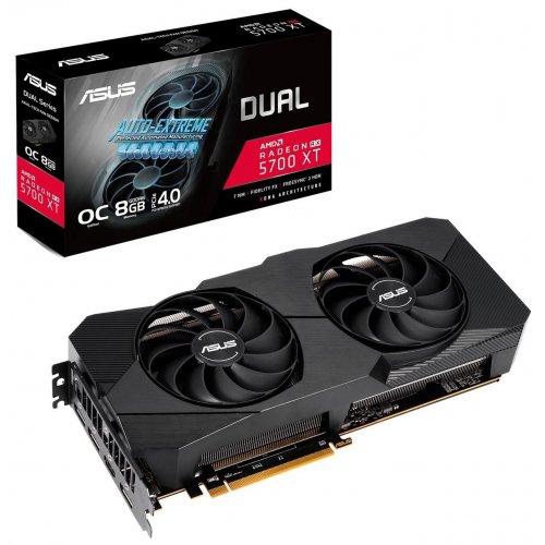 Купить Видеокарта Asus Radeon RX 5700 XT Dual Evo OC 8192MB (DUAL-RX5700XT-O8G-EVO) (Восстановлено продавцом, 719329) с проверкой совместимости: обзор, характеристики, цена в Киеве, Днепре, Одессе, Харькове, Украине | интернет-магазин TELEMART.UA фото