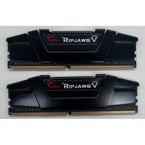 Купить Озу G.Skill DDR4 16GB (2x8GB) 3200Mhz Ripjaws V (F4-3200C16D-16GVKB) (Восстановлено продавцом, 719376) с проверкой совместимости: обзор, характеристики, цена в Киеве, Днепре, Одессе, Харькове, Украине | интернет-магазин TELEMART.UA фото