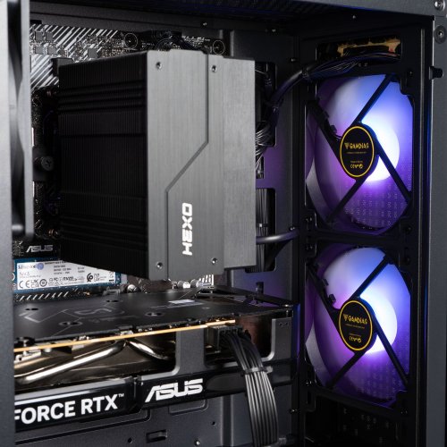 Купити Комп'ютер HEXO Gaming RTX4060 Pro+ (HGP-A520-5600N4060-32S1TBKMSH) Black/Mesh - ціна в Києві, Львові, Вінниці, Хмельницькому, Франківську, Україні | інтернет-магазин TELEMART.UA фото
