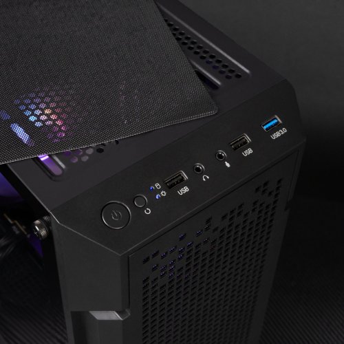 Купити Комп'ютер HEXO Gaming RTX4060 Pro+ (HGP-A520-5600N4060-32S1TBKMSH) Black/Mesh - ціна в Києві, Львові, Вінниці, Хмельницькому, Франківську, Україні | інтернет-магазин TELEMART.UA фото